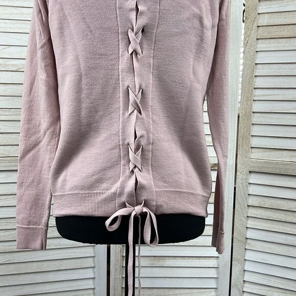 Lululemon Pink Tied To You Merino Wool Sweater 6 - Picture 6 of 11